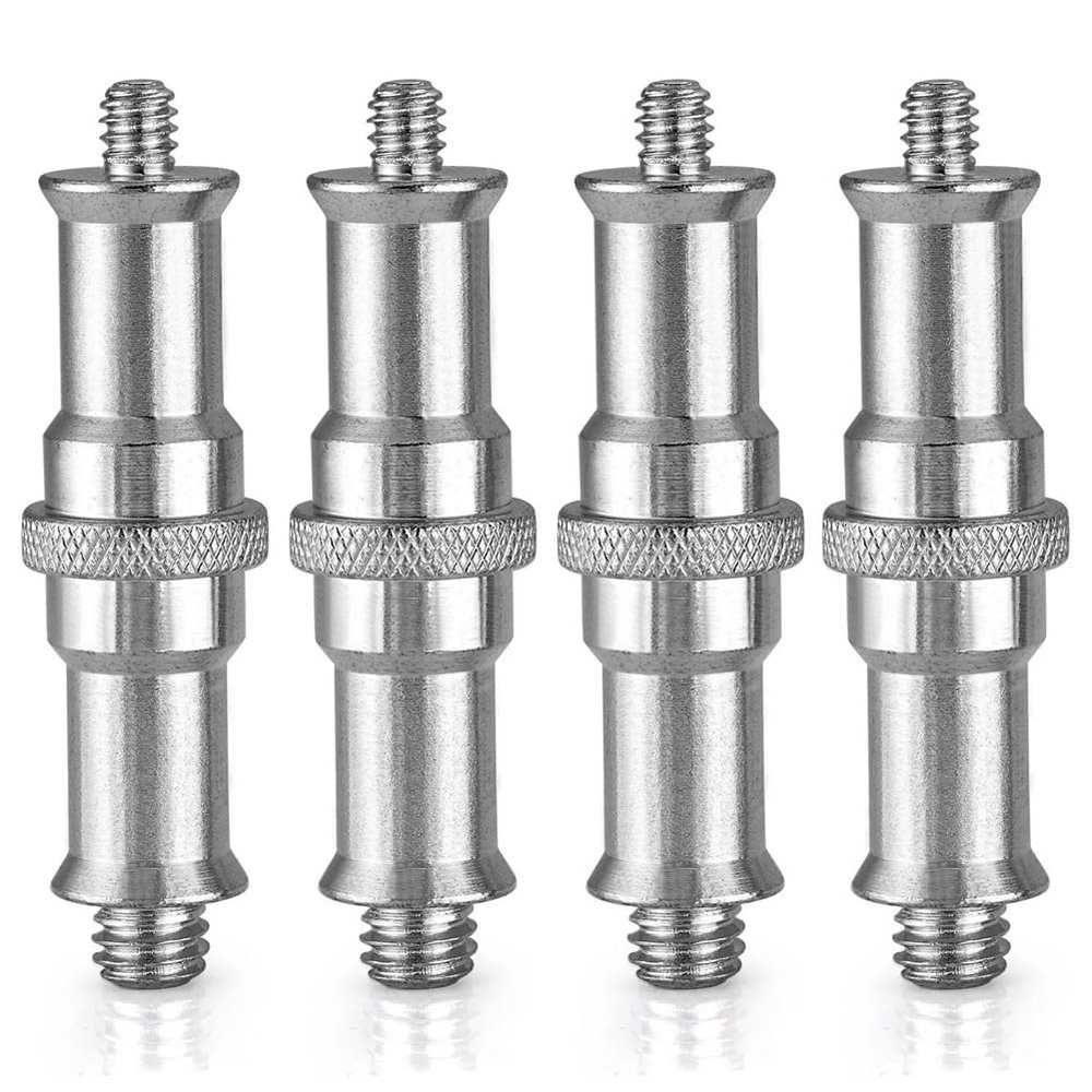Pluuttiem 4-Pack 1/4" to 3/8" Male Thread Adapters