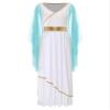 Freebily Women's Greek Goddess Costume Dress, Sleeveless Roman Toga, Light Blue, 3XL view 4