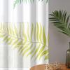 Highdi Tropical Leaf Voile Curtains with Grommets, 2-Piece Set, W132 x H182 cm, Nordic Leaves view 4