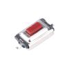 20-Piece 3 × 6 × 2.5 mm SMD Tactile Switches, 2-Pin, White/Red Button Head view 1