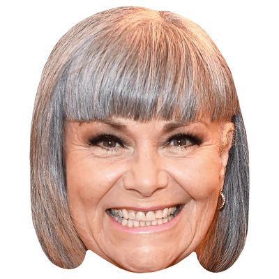 Dawn French (Gray Hair) Cardboard Mask