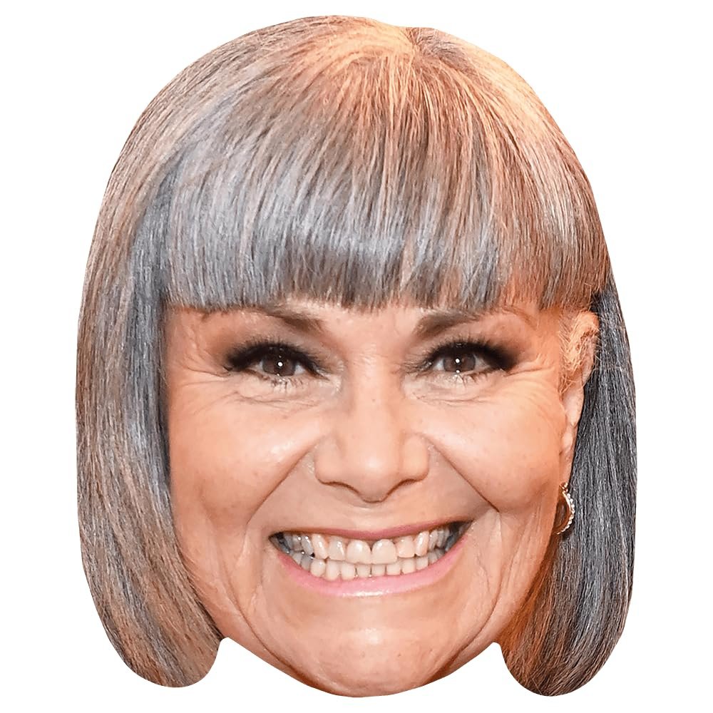 Dawn French (Gray Hair) Cardboard Mask