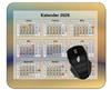 YENDOSTEEN 2025 Flower Petal Calendar Mouse Pad view 1