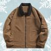 SRZYMJ Men's Long Thick Winter Coat view 2