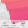 CHIFIGNO Blue-Pink Gradient Cotton Hand Towels, Decorative Guest Bathroom Towels, Kitchen Towel, Salon Towels, 40.6 x 71.1 cm view 3