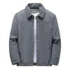 SRZYMJ Men's Wool Coat, Thick Winter Transitional Coat, Winter Coat, Parka, Transitional Jacket, Lightweight Casual Outdoor Functional Softshell, Sweat, Quilted and Fleece Jacket view 2