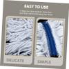 Washable Cleaning Mop Head for Wood and Floor Care, White view 4