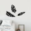 YLLMNOBN Boho Feather Dream Wall Decal for Living Room view 2
