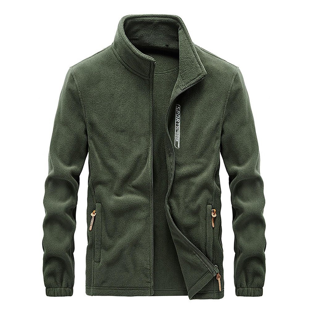 SRZYMJ Men's Winter Short Coat with Thick Fleece Lining