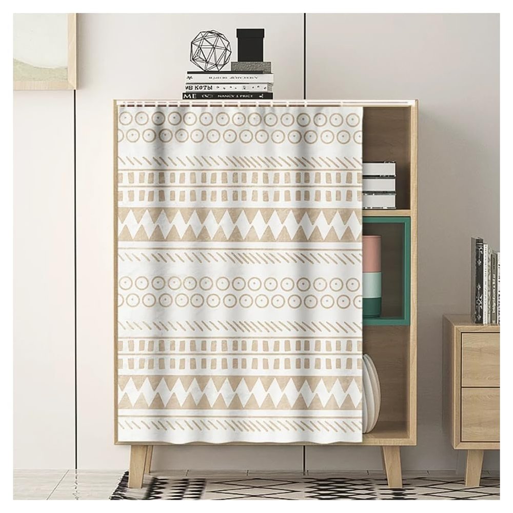 YYLDPFDC Cabinet Privacy Curtain, Under-Sink Curtain, Short Kitchen Curtain, No-Drill Installation, Opaque, Wrinkle-Free, 90 x 120 cm