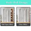 YYLDPFDC Cabinet Privacy Curtain, Under-Sink Curtain, Short Kitchen Curtain, No-Drill Installation, Opaque, Wrinkle-Free, 90 x 120 cm view 4