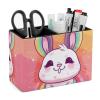 NTVOWPZO PU Leather Pencil Holder for Desk, Chubby Rabbit Pen Cup view 1
