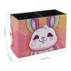 NTVOWPZO PU Leather Pencil Holder for Desk, Chubby Rabbit Pen Cup view 2