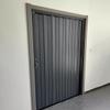 Folding Aluminum Partition Door with Lock and Keys, 30/32/34/36/38/40/42/46/48 in Wide, Double-Folding Sliding Privacy Door for Cabinets view 1