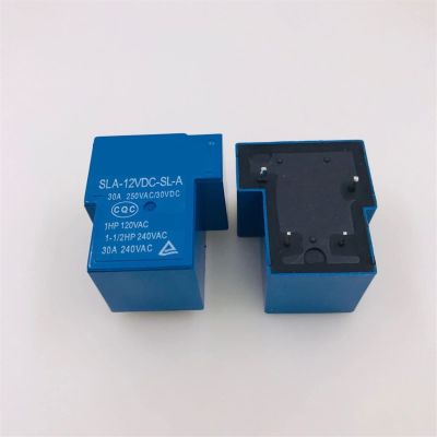 10-Piece SLA Relay, 5V/12V/24V DC, 30A, 250VAC, 5-Pin (5V)