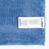 Homescapes Large Blue Bath Mat, XXL 70 x 120 cm, Premium Cotton Reversible Bath Rug view 3