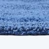 Homescapes Large Blue Bath Mat, XXL 70 x 120 cm, Premium Cotton Reversible Bath Rug view 4