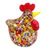 BCOATH Handmade Decorative Glass Chicken Ornament for Tabletop and Housewarming Decor view 1