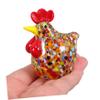 BCOATH Handmade Decorative Glass Chicken Ornament for Tabletop and Housewarming Decor view 3