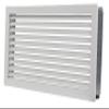 Cold Air Ventilation Grille for Fireplace/Stove, Fixed, 20 x 20 cm, Black view 3