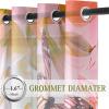 Odot Semi-Sheer Curtains, 3D Butterfly Voile Panels, 2-Piece Set, 55.12 x 108.27 in, Peach Blossom view 3