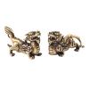 QQYDZSW Brass Qilin Figurine Set, 2-Piece view 1