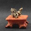 QQYDZSW Brass Qilin Figurine Set, 2-Piece view 3