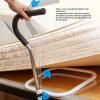 Vikye Bed Assist Handle for Elderly and Pregnant Women, Height-Adjustable Bed Assist Rail, Snap Design, Ultra-Thin Mattress, Carbon Steel view 2