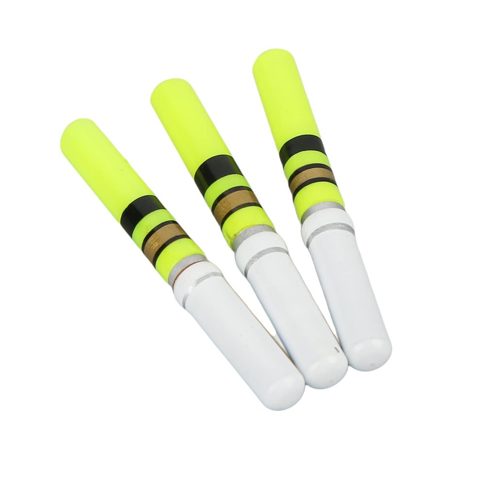 Yctze LED Fishing Floats for Night Fishing, 3-Pack, Green