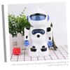 Manual Cartoon Pencil Sharpener for Students, Blue, Compact, ABS and Metal view 3