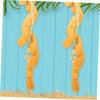 ULDIGI 5-Piece Hanging Fake Ginger Decorations and Photo Props for Classes and Events view 4