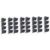 HOMSFOU 32-Piece Bicycle Cable Guides with Self-Adhesive Bases, C-Shaped Clips for Reliable Cable Routing, Suitable for Mountain Bikes and Road Bikes view 1