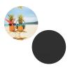 Beach Two Pineapple Sea Premium Round Refrigerator Magnets view 2