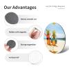 Beach Two Pineapple Sea Premium Round Refrigerator Magnets view 3