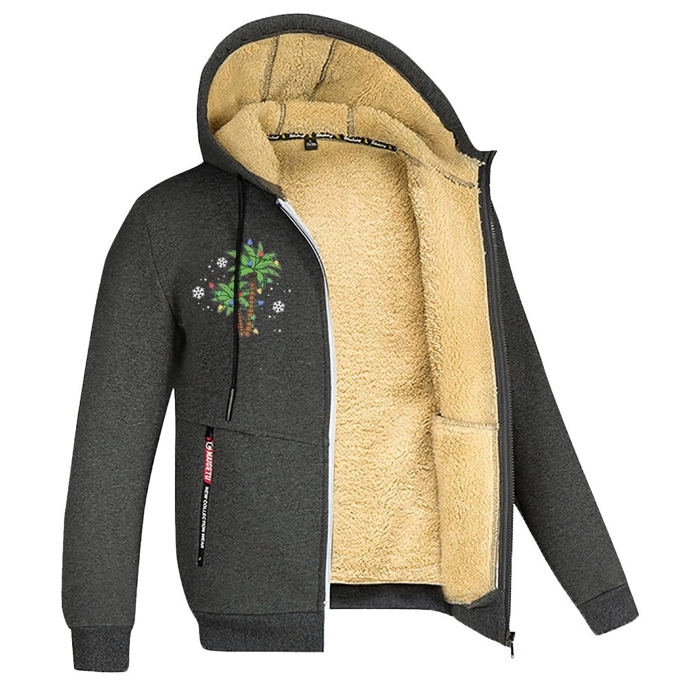 SRZYMJ Men's Quilted Winter Jacket, Transitional Parka, XXL