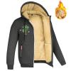 SRZYMJ Men's Quilted Winter Jacket, Transitional Parka, XXL view 2