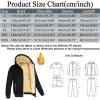 SRZYMJ Men's Quilted Winter Jacket, Transitional Parka, XXL view 3