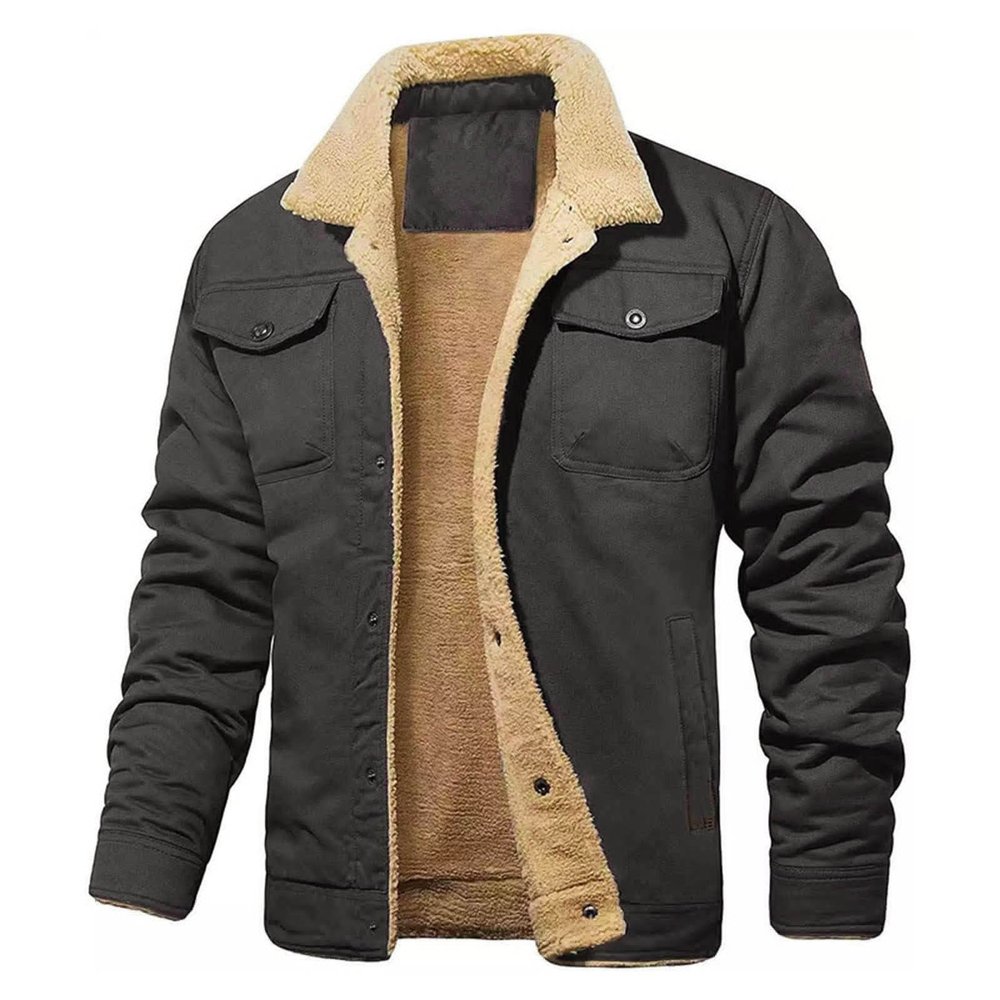 Men's Winter Jacket, Long, Warm, Thick Transitional Coat