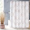 XUEDNGM Anti-Mildew Shower Curtain, 150 x 180 cm, Waterproof, Washable, Abstract Design view 1