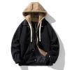 SRZYMJ Men's Winter Parka, Waterproof, Thick Transitional Coat, Softshell Jacket view 3