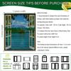 TYHJSH Transparent Window Screen, No Drilling or Screws view 3