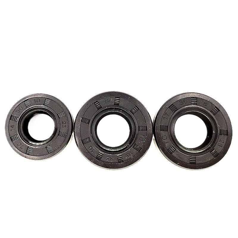 10 Pieces ID 14–15 mm NBR Nitrile Rubber Shaft Seal TC-15 TC 14 Nitrile Seal, TC/TG/FB Skeleton Seal (15 × 24 × 6 mm)