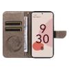 XFDSFDL Case for Google Pixel 7 Pro, PU Leather Flip Cover with Butterfly Fairy Pattern, Stand and Wallet, Gray view 3