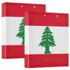 3-Ring Binders, 3.8 cm, 2-Pack, Lebanon Flag view 1