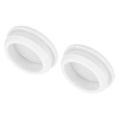 QUARKZMAN 2-Pack Silicone Hole Plugs, White, 34.6 mm Mounting Hole