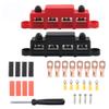 Ieron 2-Pack 4-Way Wiring Bus Bars, 150 A Bolt-Type Power Distribution Blocks view 1