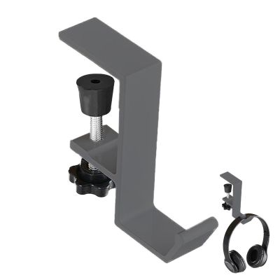 Removable Aluminum Desk Headphone Hook