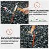 AVOFOREST Tent Stakes, 8-Pack, 8 in, Lightweight Aluminum, Orange view 3