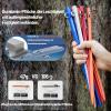 AVOFOREST Tent Stakes, 8-Pack, 8 in, Lightweight Aluminum, Orange view 4