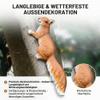 Climbing Squirrel Tree Decor, Outdoor Animal Sculpture view 4